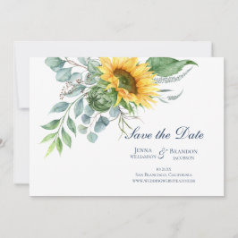 Bruiloft Zonnebloem Script Save the Date