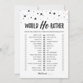 Bruiloft Zou Hij Liever bewerkbaar spel Kaart (Voorkant)