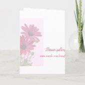 Bruiloft. Zuster. Bridesmaïde Kaart. Daisy bloemen (Achterkant)