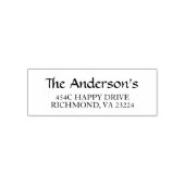 Bruiloft Zwart en Wit Populair Thema Zelfinktende Stempel (Design)