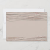 Bruiloft Zwart Roos Blush Delicate Lines Vogels Kaart (Achterkant)