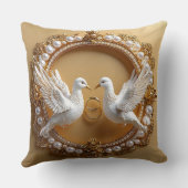 Bruiloftduiven Kussen (Achterkant)