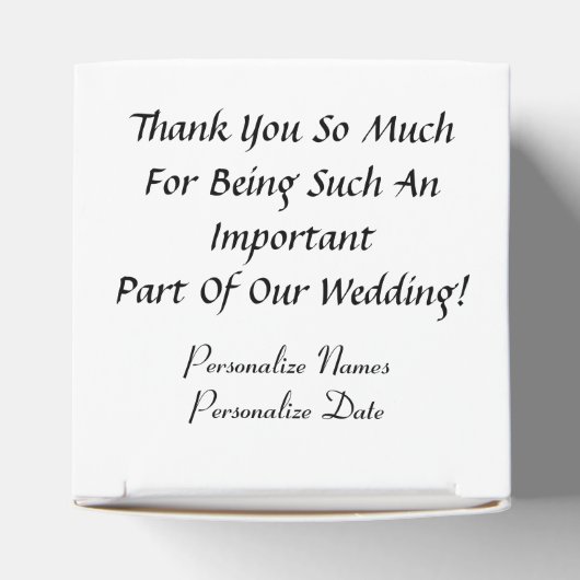 Bruiloften Bruidsmeisjes Favor Box Bedankdoosjes (Bovenkant)