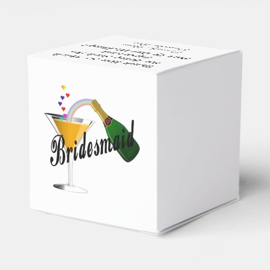 Bruiloften Bruidsmeisjes Favor Box Bedankdoosjes (Achterkant)