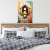 Bruiloften Cadeaus Geniet van de Herinneringen Fot Canvas Afdruk (Insitu (Slaapkamer))