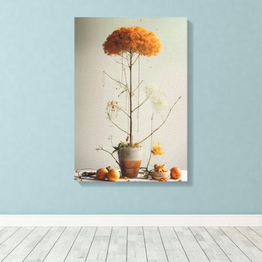 Bruiloften Cadeaus Geniet van de Herinneringen Fot Canvas Afdruk (Insitu (Houten vloer))