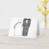 Bruiloften gefeliciteerd kaart (Gele Bloem)