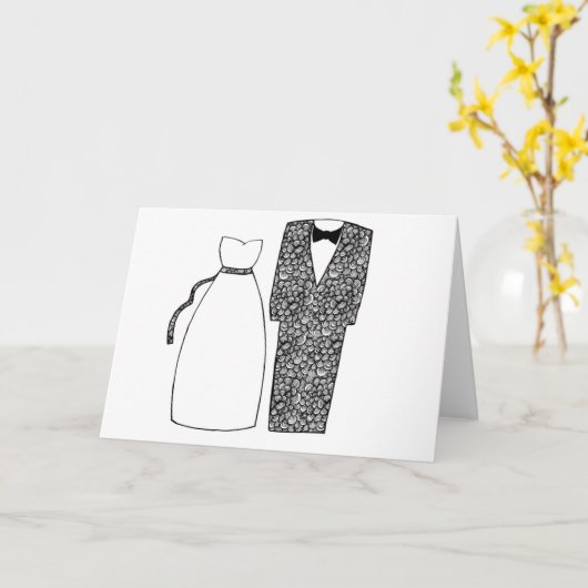 Bruiloften gefeliciteerd kaart (Gele Bloem)