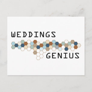 Bruiloften Genius Briefkaart