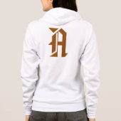 Bruiloften | Gepersonaliseerde bridale monogram vo Hoodie (Achterkant)