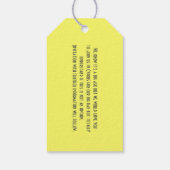 Bruiloften in het buitenland Cyprus Save the Date Cadeaulabel (Achterkant)