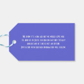 Bruiloften in het buitenland Kreta Save the Date Cadeaulabel (Achterkant Horizontaal)