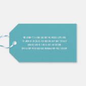 Bruiloften in het buitenland Kreta Save the Date Cadeaulabel (Achterkant Horizontaal)