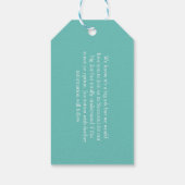 Bruiloften in het buitenland Santorini Save the Da Cadeaulabel (Achterkant)