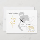 Bruiloften in het buitenland Thailand Save the Dat Save The Date (Voorkant)