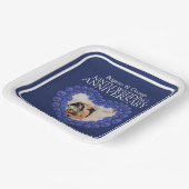 bruiloften Jubileum foto hart Papieren Bordje (Gebogen)