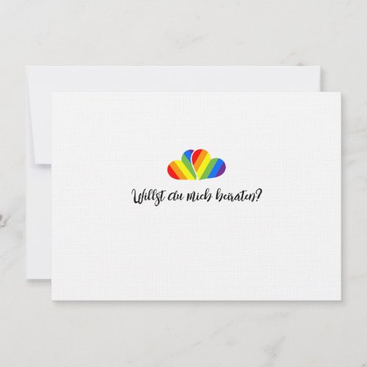 bruiloften met homoseksuele voorstellen kaart (Voorkant)