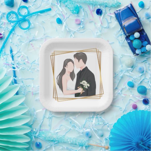 Bruiloften Papier Bord (Feest)