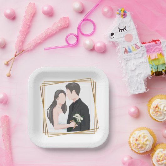 Bruiloften Papier Bord (Feest)