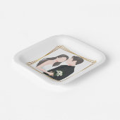 Bruiloften Papier Bord (Gebogen)