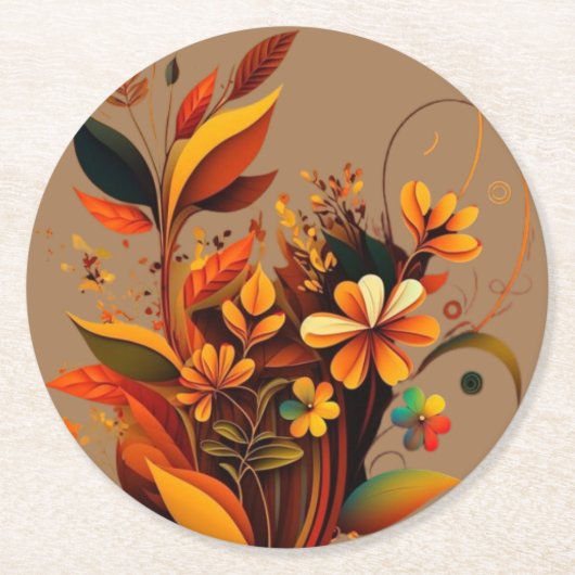 Bruiloften Uitnodigingen & Briefpapier Sla de data Ronde Kartonnen Onderzetter (Voorkant)