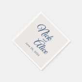 bruiloften, Verlovingen - BLAUWE KLEUR Servet (Hoek)