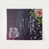 Bruiloftfeest achtergrond bloemenslingers met maso wandkleed (Voorkant (horizontaal))