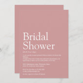 Bruiloftfeest Definitie Stof Roze Roze Kaart (Voorkant / Achterkant)