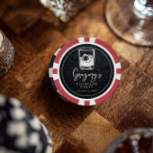 Bruiloftfeest modern stijlvol poker chips