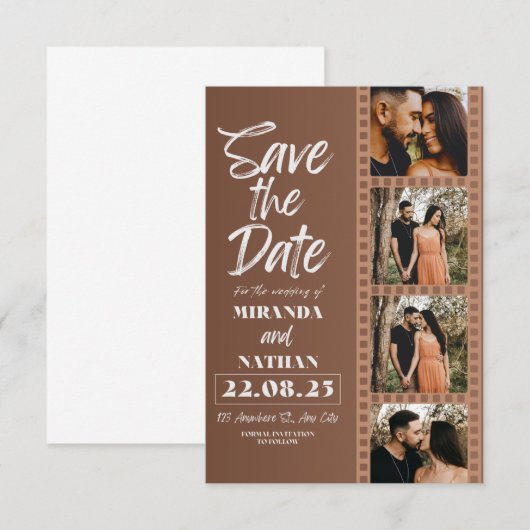 bruiloftkaart kaart (Voorkant / Achterkant)