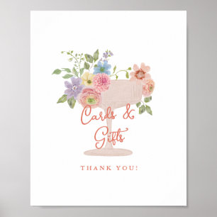 Bruiloftkaarten en -cadeaus voor de Love in Bloom  Poster
