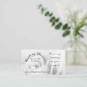 Bruiloftplanner 3,5" x 2,0" Visitekaartje (Staand voorkant)