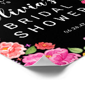 Bruilofts Bruidsshower Welkom Bord Poster (Hoek)
