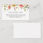 Bruilofts- en Honey Shower Enclosure Kaart (Voorkant / Achterkant)