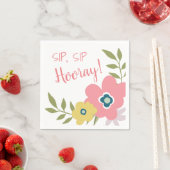 Bruilofts- of babyshower in de bloementuin servet (Insitu)