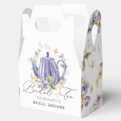 Bruilofts Thee Feest Bloemige Bruiloftsshower Bedankdoosjes (Geopend)