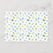 Bruiloftsaccommodatie Forget-Me-Nots en Madeliefje Informatiekaartje (Achterkant)