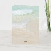 Bruiloftsbad Beach Sand Dollars Uitnodiging (Achterkant)