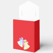 Bruiloftsbellen rood bedankdoosjes (Open)