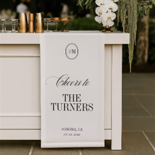 Bruiloftsbord bordkaart Trouwfeest Vinyl Banner