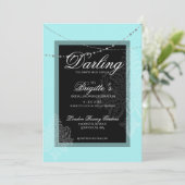 Bruiloftsborrel brunch met de bruid  kaart (Staand voorkant)