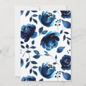 Bruiloftsborrel Bubbelend Goud Turquoise Bloem Bru Kaart (Achterkant)