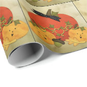 Bruiloftsborrel Halloween in oktober Cadeaupapier (Rol Hoek)