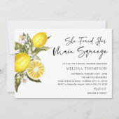 Bruiloftsborrel Lemon Main Squeeze Kaart (Voorkant)