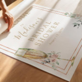 Bruiloftsborrel met brunch en bubbels welkomstbord poster