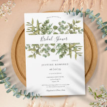 Bruiloftsborrel met Eucalyptusgroen