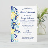 Bruiloftsborrel met gele citroenen, mintgroene en  kaart (Staand voorkant)