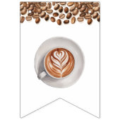 Bruiloftsborrel met koffie - De liefde is in de lu Vlaggetjes (Eerste vlag)