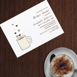 Bruiloftsborrel met koffie kaart
