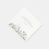 Bruiloftsborrel Winter Botanical Servet (Hoek)